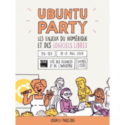 Affiche Ubuntu Party de Paris