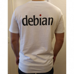 Debian White T-shirt - Man