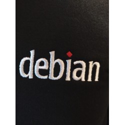 Sweat-Shirt Debian Mixte Noir
