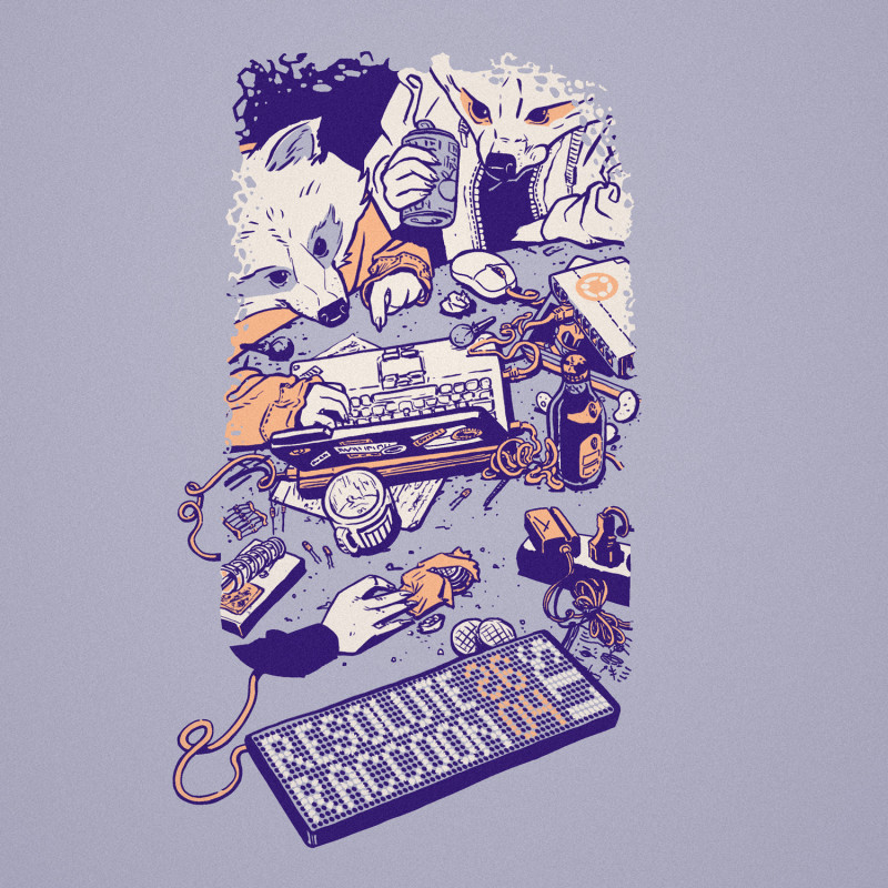 T-Shirt Ubuntu Resolute Racoon